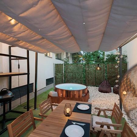 Downtown Hidden Garden With Jacuzzi In Bucharest Leilighet Eksteriør bilde