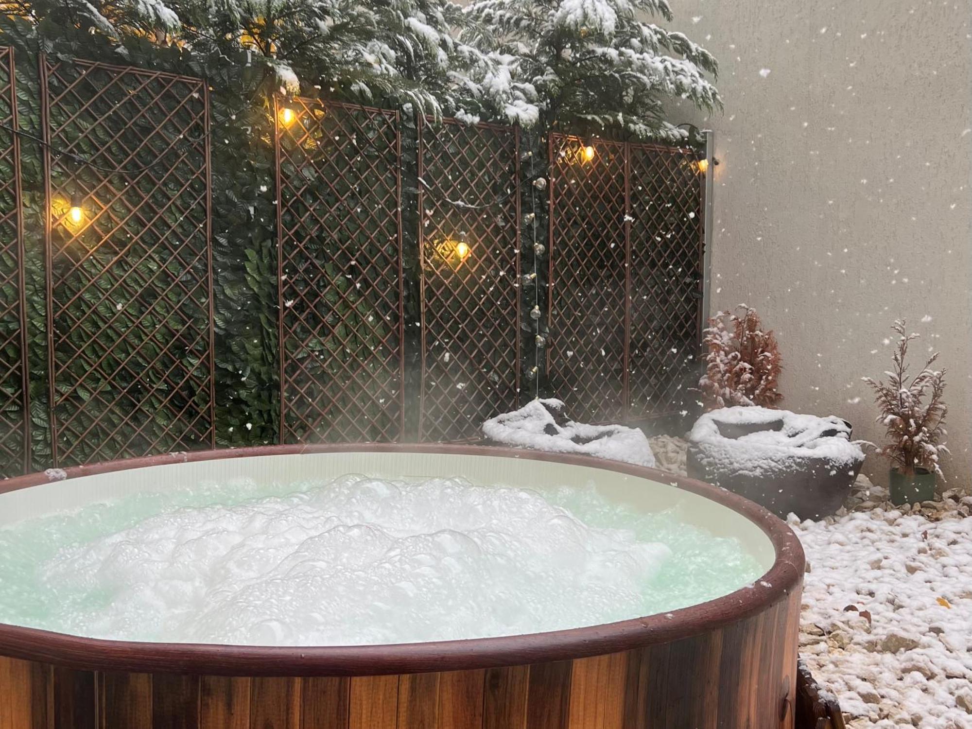 Downtown Hidden Garden With Jacuzzi In Bucharest Leilighet Eksteriør bilde